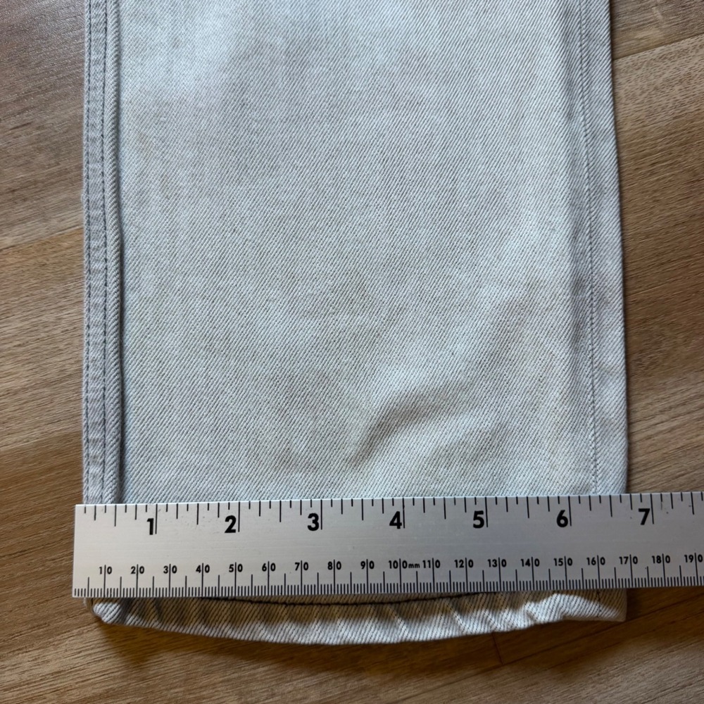 Diesel D-SARK-Z Jeans Men 32x34 Off-White Slim Fit Button Fly Cotton Italy 09C86 - Picture 14 of 15